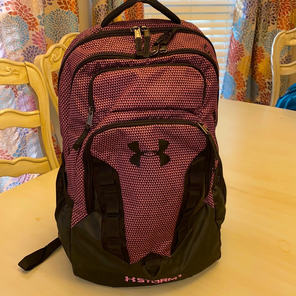 UNDER ARMOUR Black/Pink Storm 1 backpack